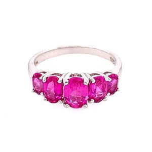 ❌Pre❤️ 925 Pink Gemstones Ring